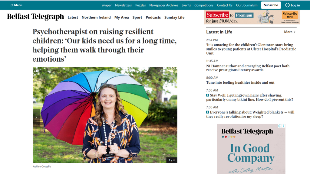Belfast Telegraph feature